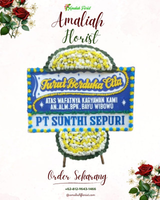 Papan Bunga Duka di Katongan